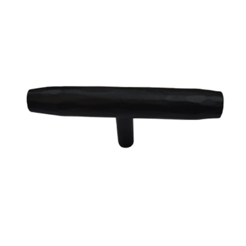 HANDFORGED T Cabinet Knob - Matt Black Finish