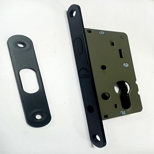 Hook Bolt Lock for Sliding Door Cylindrical - Matt Black Finish (Series2300)