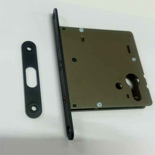 Hook Bolt Lock for Sliding Door Cylindrical - Matt Black Finish (Series2300)