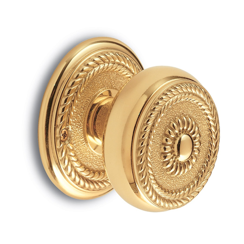 LENINGRADO Door Knob - 58mm - Polsihed Gold Finish