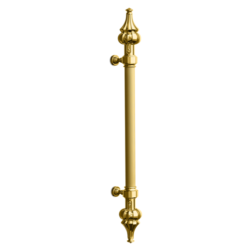 ANGKOR R Door Pull Handle - Old Gold Finish