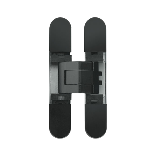 Invisible Furniture Hinge - 104mmX18mm - Black Varnished Finish