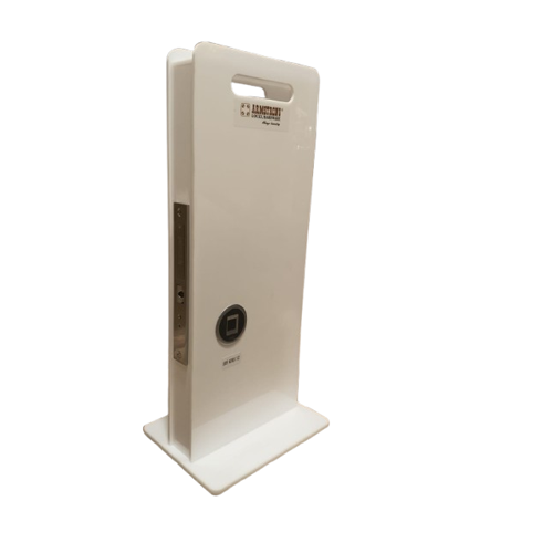 Display Stand - Smart Digital Finger Print Hinge Door Lock - Stainless Steel Finish