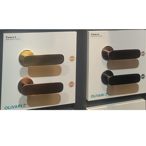 Olivari Mortise Handle Display Panel - Kit (Conca L)