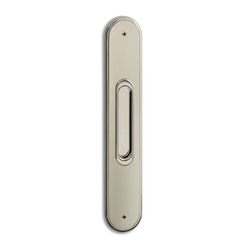Borromeo Flush Door Handle - Satin Champagne Gold Plated Finish