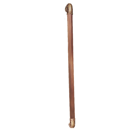Brass Door Pull Handle - Size 18" - Antique Brass Finish