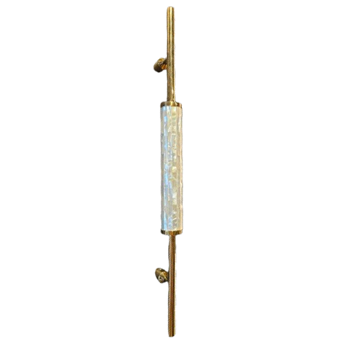 Brass Door Pull Handle - Size 18" -  Mother of Perl Finish