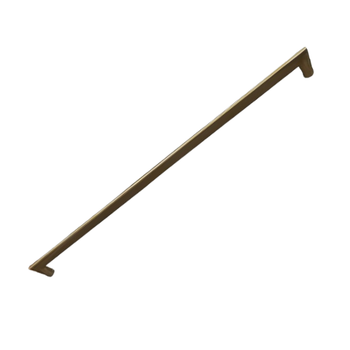 Luce Door Handle - 900mm - Satin Brass Finish
