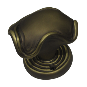 Turnable Knob with rose Yale hole - Satin Bronze Matt Finish - Right ...