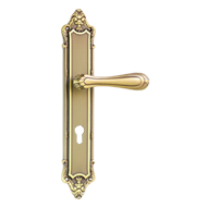 Door Lever Handle with key hole - Matt 