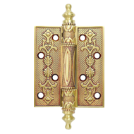 Door Hinge - 100mm - Gold Plated Finish