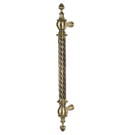 Brass Door Pull Handle - Antique Brass 