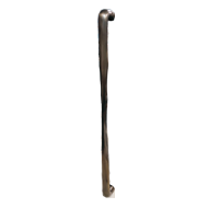 Brass Door Pull Handle - Size 24" - Ant