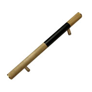 Knurling Brass Door Handle - Black Fini