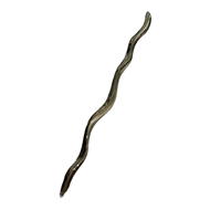 Zig - Zag Serpent Brass Door Pull Handl