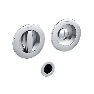 GIOTTO Q Brass Flush Handle - Satin chr
