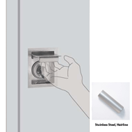 Flush Door Handle - 78×60mm - Stainless