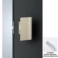 Door Pull Handle - 100×180mm - Aluminum