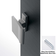 Door Pull Handle - 100mm - Aluminum, Un