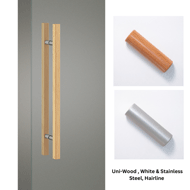 Door Handle - L600mm - Uni-Wood(Antibac