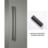 Door Handle - L600mm - Aluminum, Stone 