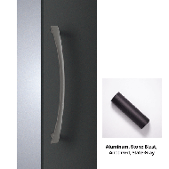 Door Handle - L600mm - Aluminum, Stone 