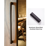 Door Handle - L600mm - Aluminum, Stone 