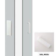 Door Handle - 80×252mm -  ABS, White