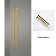 Door Handle -  L600mm -  Brass, Polishe