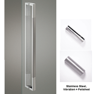 Door Handle - L800mm -  Stainless Steel