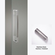 Door Handle - L600mm -  Stainless Steel