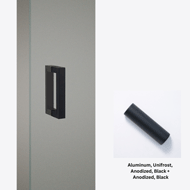 Door Handle - L159mm -  Aluminum, Unifr