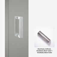 Door Handle - L159mm -  Aluminum, Unifr