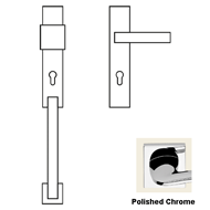 ALA Entrance Set with Knob - Polished C