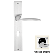 ALA Door Lever handle on Plate - Polish