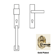 AIDA Entrance Set with Knob - Gold Plat