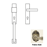 AIDA Entrance Set with Knob - Patine Ma