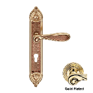 AISHA Door Lever handle on Plate - Smal