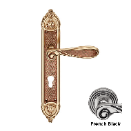 AISHA Door Lever handle on Plate - Smal