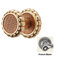 AISHA Door Knob - 75mm - French Black F