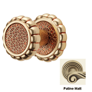 AISHA Door Knob - 75mm - Patine Matt Fi
