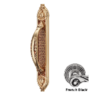 AISHA Door Pull Handle on Plate - Frenc