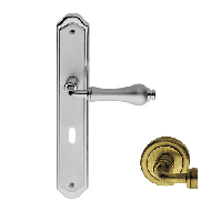 ALDAR Door Lever handle on Plate - Bron
