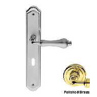 ALDAR Door Lever handle on Plate - Poli