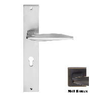 AQUA Door Lever handle on Plate - Matt 