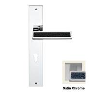 Riflesso Rocks (Blue) Crystal Door Leve