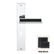 Riflesso Rocks (Blue) Crystal Door Leve