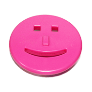 Kids Cabinet Smiley Knob in Pink Color