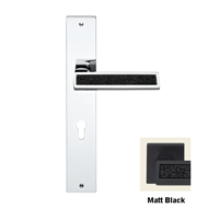 Riflesso Rocks (Jet Black) Crystal Door