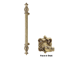 Arte Door Pull Handle - French Gold Fin